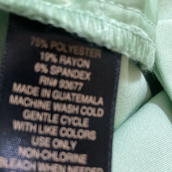 Worthington woman Monticello Green straight leg ankle pants - Picture 7 of 7